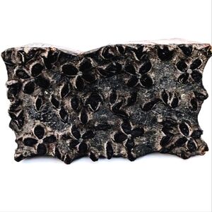 Wooden Textile Printing Block – India – Early 20th Century – Missing Handle